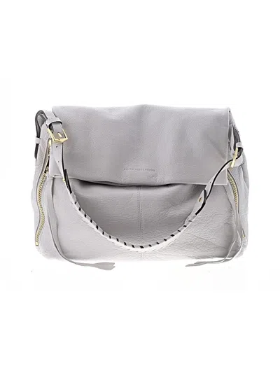 Pre-owned Aimee Kestenberg Leather Shoulder Bag In Gray