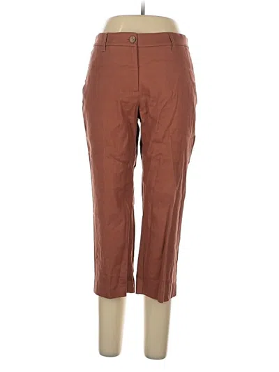 Pre-owned Jjill Casual Pants In Brown