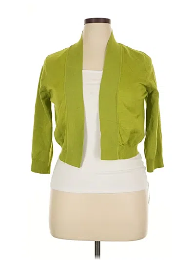 Pre-owned Ronni Nicole Cardigan Sweater In Green