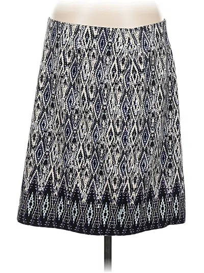 Pre-owned Jjill Casual Skirt In Blue