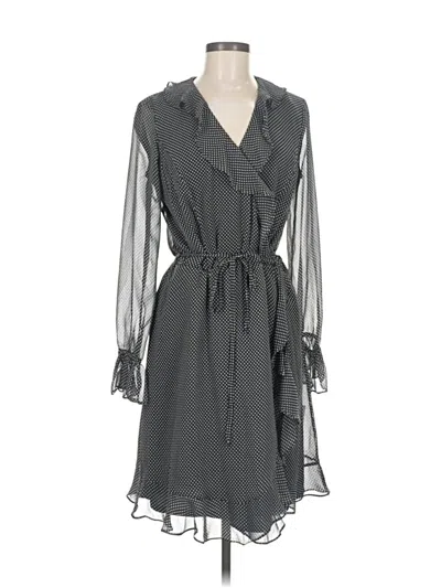 Pre-owned Roz & Ali Casual Dress In Gray