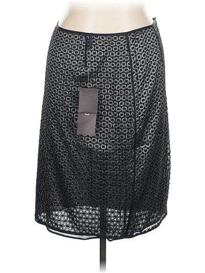 Pre-owned Féraud Silk Skirt In Black