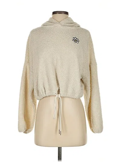 Pre-owned Polly & Esther Fleece Jacket In White