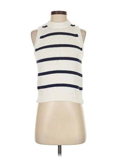 Pre-owned Vineyard Vines Sweater Vest In White