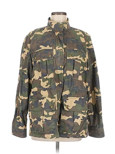 Pre-owned Gap Windbreaker Jacket In Green