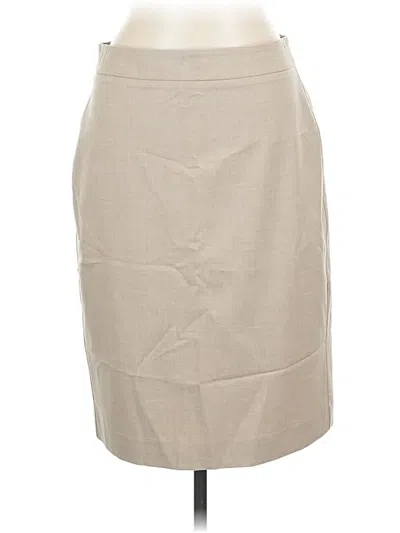 Pre-owned Ann Taylor Factory Formal Skirt In Brown