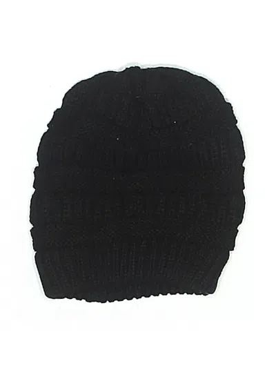Pre-owned Furtalk Beanie Hat In Black