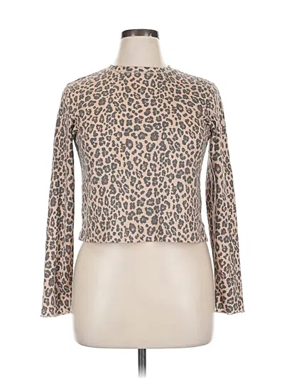 Pre-owned Bp. Long Sleeve Turtleneck In Brown