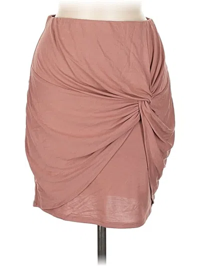 Pre-owned Lovers & Friends Casual Skirt In Brown