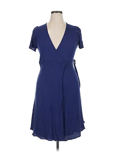 Pre-owned Lulus Casual Dress In Blue