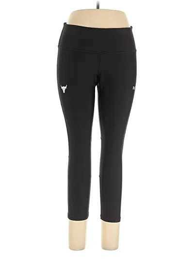 Pre-owned Under Armour Active Pants In Black