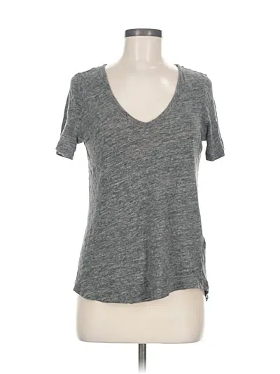 Pre-owned Banana Republic Short Sleeve T-shirt In Gray