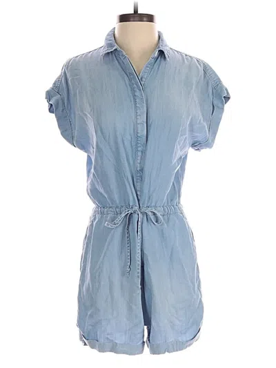 Pre-owned Cloth & Stone Romper In Blue