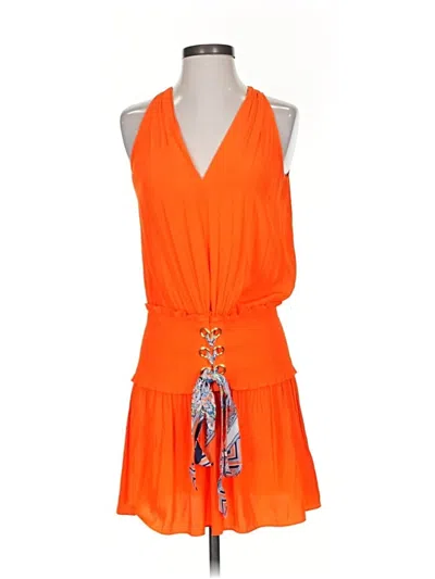 Pre-owned Ramy Brook Cocktail Dress In Orange
