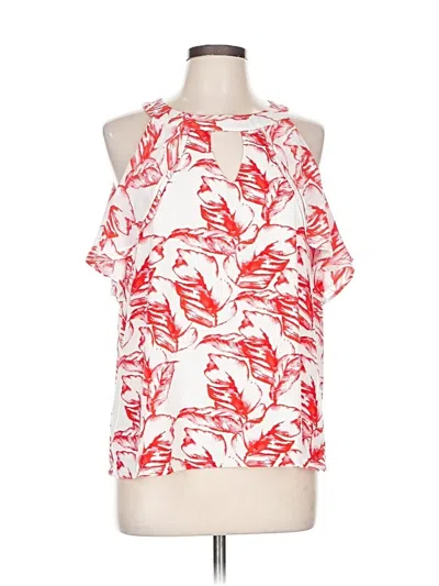 Pre-owned Fever Sleeveless Blouse In Red