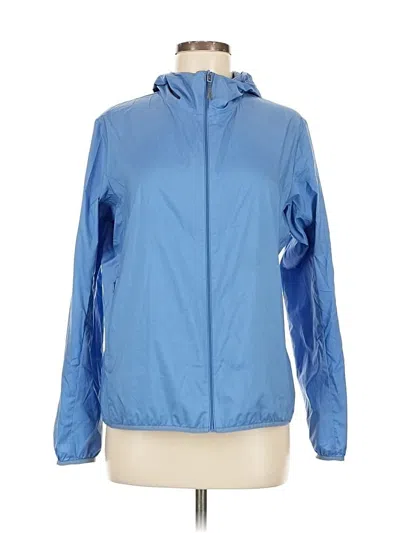Pre-owned Uniqlo Windbreaker Jacket In Blue