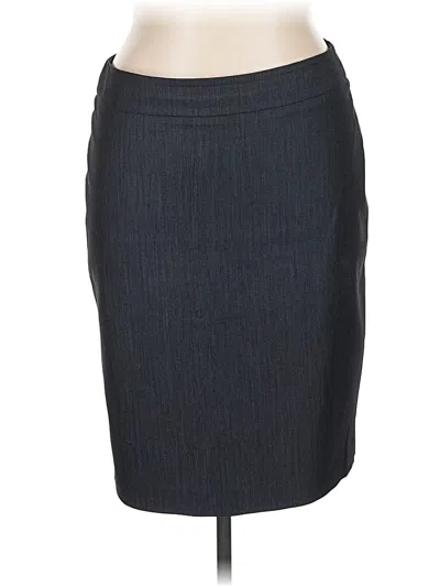 Pre-owned Jones New York Collection Formal Skirt In Gray