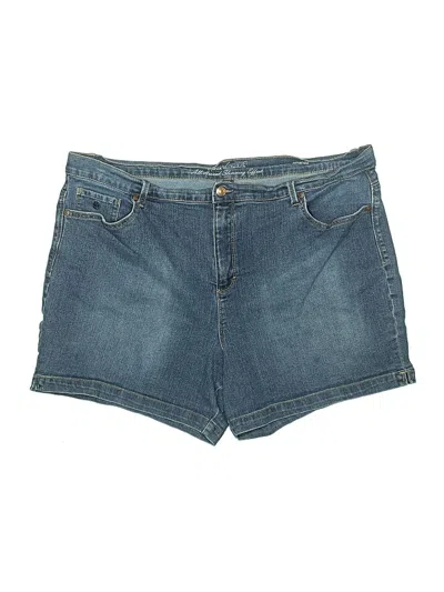 Pre-owned Gloria Vanderbilt Denim Shorts In Blue