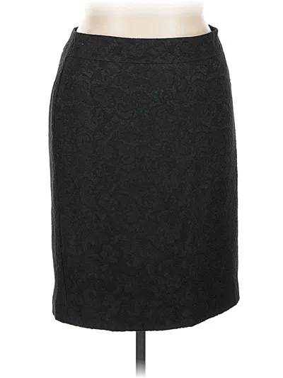 Pre-owned Ann Taylor Factory Formal Skirt In Black