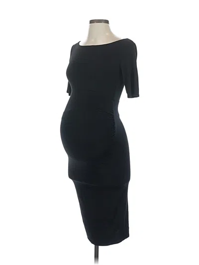 Pre-owned Asos Design Cocktail Dress In Black