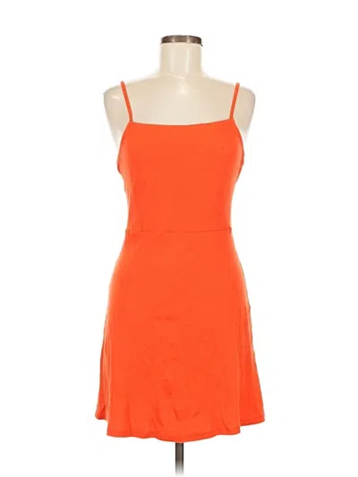 Pre-owned Asos Design Casual Dress In Orange
