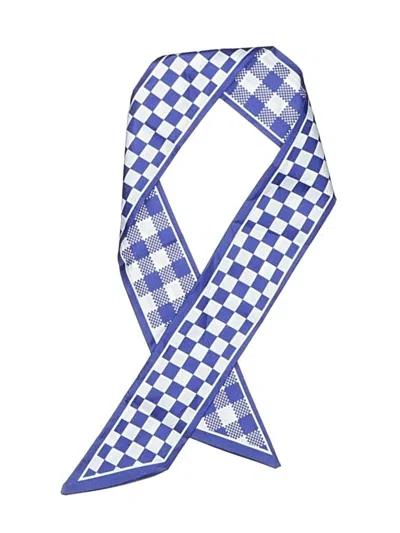 Pre-owned Unbranded Scarf In Blue