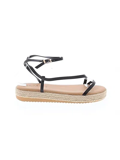 Pre-owned Journee Collection Sandals In Black