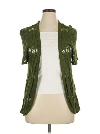 Pre-owned Willow Bay Cardigan Sweater In Green