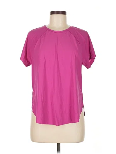 Pre-owned Athleta Active T-shirt In Pink
