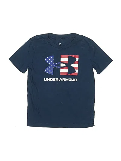 Pre-owned Under Armour Kids' Short Sleeve T-shirt In Blue