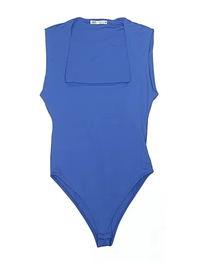 Pre-owned Zara Bodysuit In Blue
