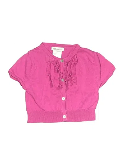 Pre-owned Bonnie Jean Kids' Cardigan Sweater In Pink