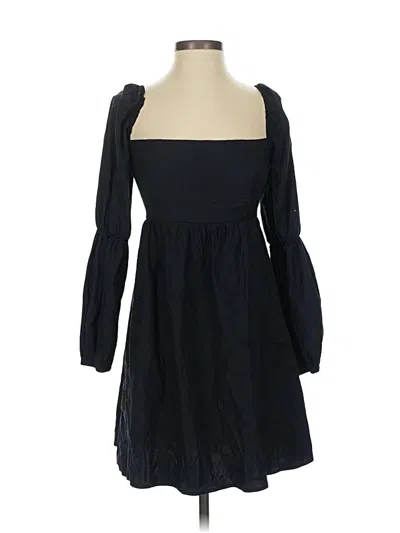 Pre-owned Reformation Casual Dress In Black
