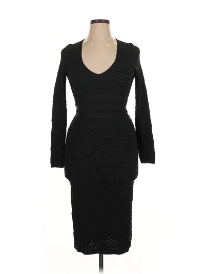 Pre-owned Good American Cocktail Dress In Black