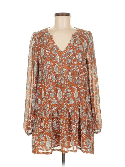 Pre-owned Melloday Casual Dress In Brown
