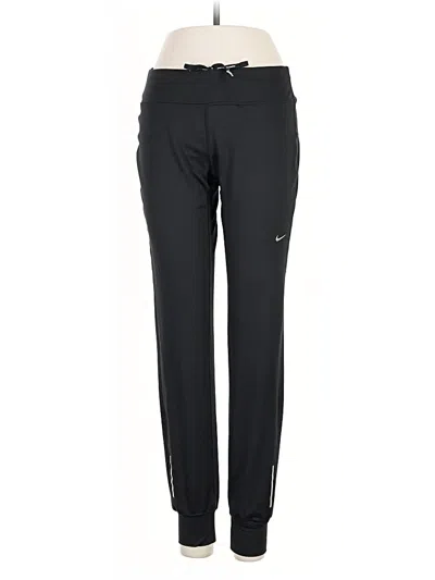 Pre-owned Nike Active Pants In Black