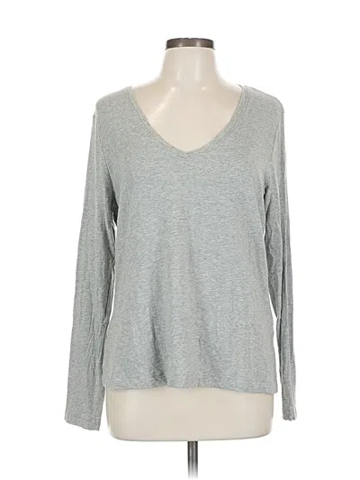 Pre-owned Banana Republic Factory Store Long Sleeve T-shirt In Gray