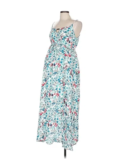 Pre-owned Motherhood Casual Dress In White