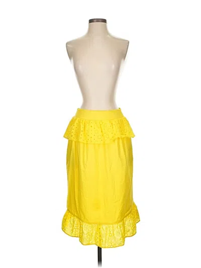 Pre-owned Ramy Brook Casual Dress In Yellow