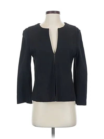 Pre-owned Ann Taylor Blazer Jacket In Black
