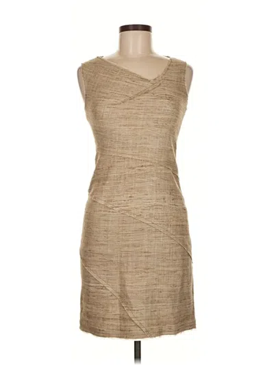 Pre-owned Elie Tahari Cocktail Dress In Brown