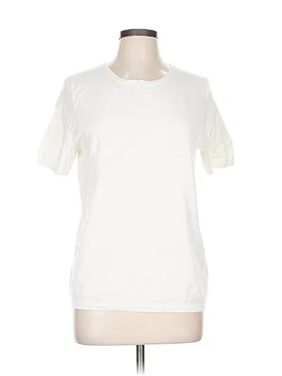 Pre-owned Ann Taylor Short Sleeve T-shirt In White