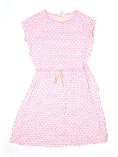 Pre-owned Crewcuts Outlet Kids' Dress In Pink