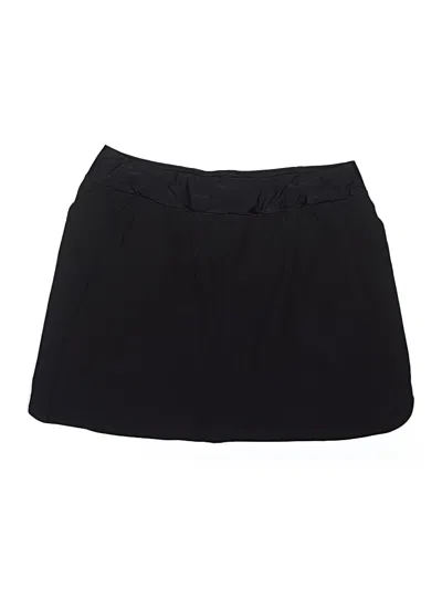 Pre-owned Lands' End Active Skort In Black
