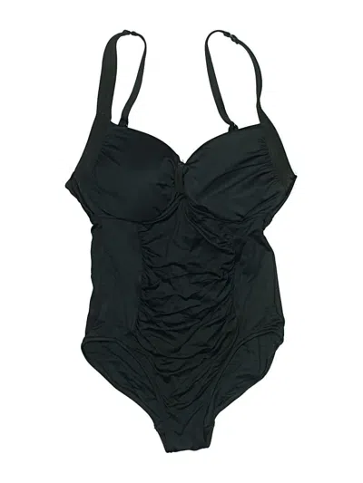 Pre-owned Seafolly One Piece Swimsuit In Black