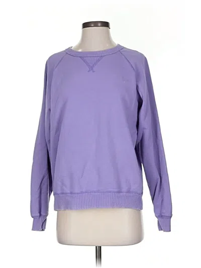 Pre-owned American Eagle Outfitters Sweatshirt In Purple
