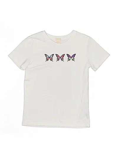 Pre-owned Forever 21 Kids' Short Sleeve T-shirt In White