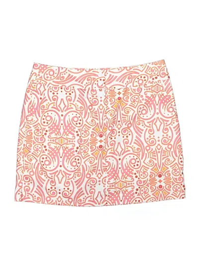 Pre-owned Adidas Originals Active Skort In Orange