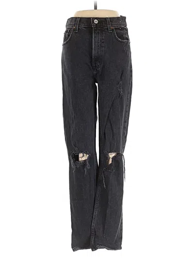 Pre-owned Abercrombie & Fitch Jeans In Black