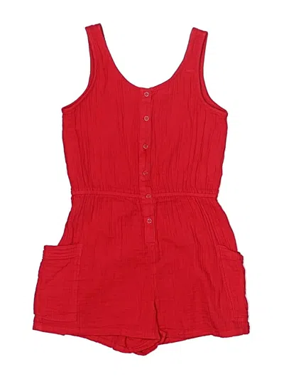Pre-owned Gap Kids' Romper In Red